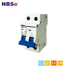 NBSB1 Series 2P 6kA 10 Amp Circuit Breaker , Switch Type MCB 230V/400V AC