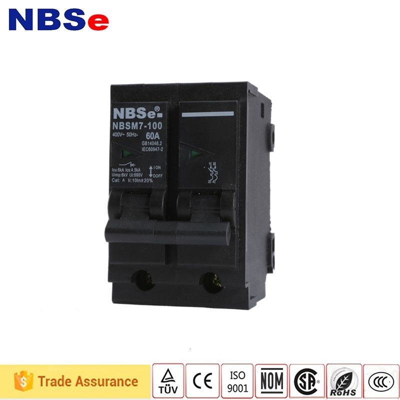 IEC60947-2 High Breaking   Double Pole MCB Miniature Circuit Breaker